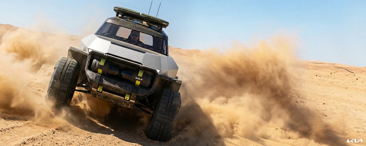 automobile，vehicle，KIA EV1 WKNDR，industrial design，