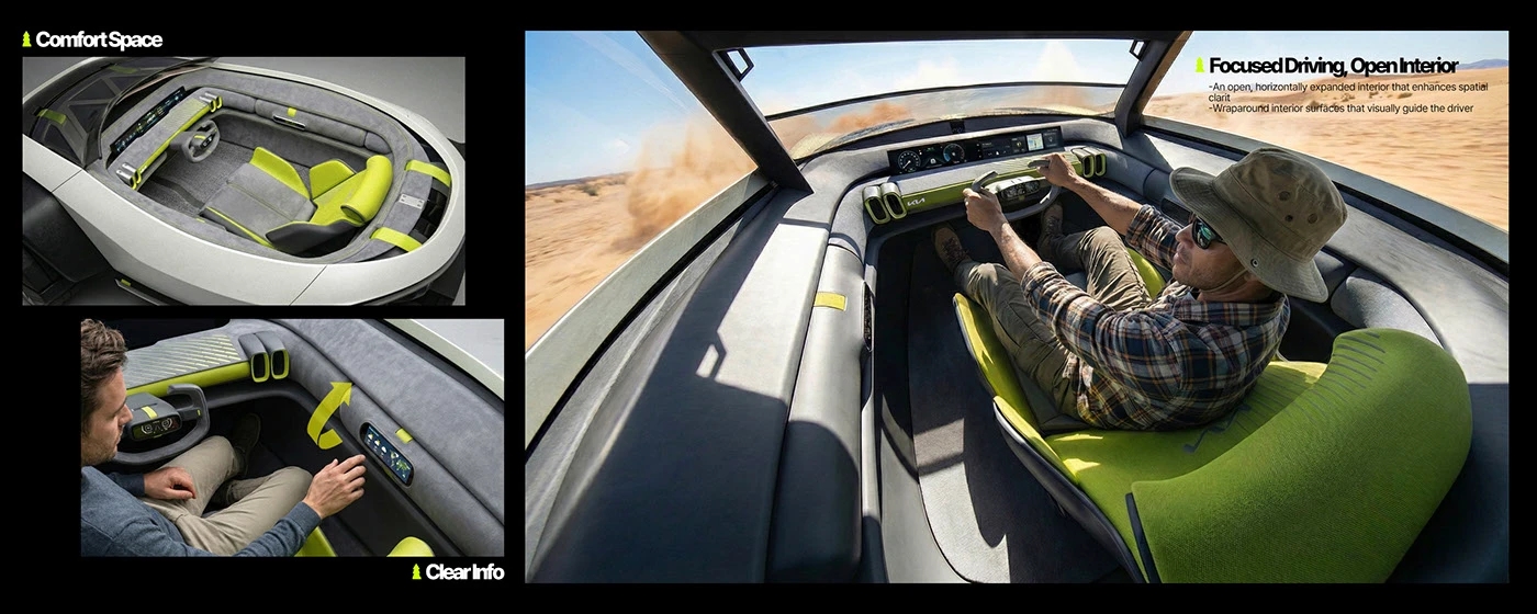 automobile，vehicle，KIA EV1 WKNDR，industrial design，