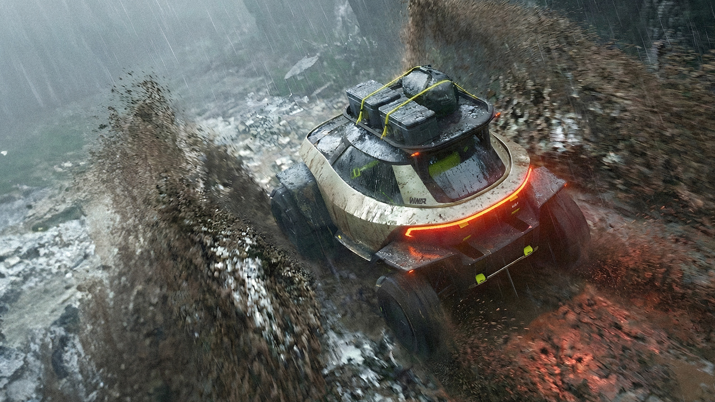 automobile，vehicle，KIA EV1 WKNDR，industrial design，