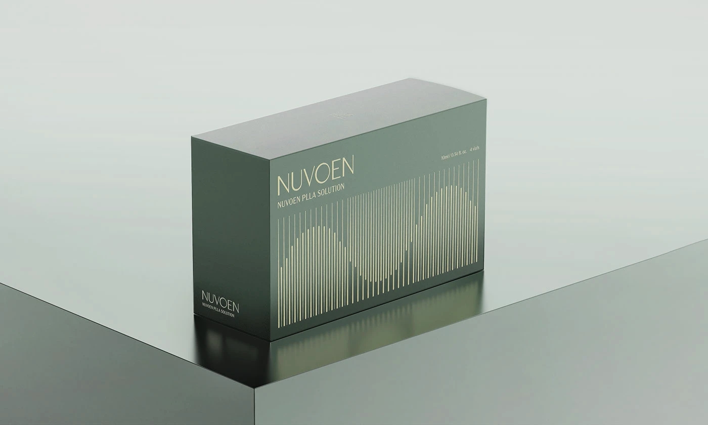 NUVOEN Ampoule，packing design，skin care products，Cosmetics，