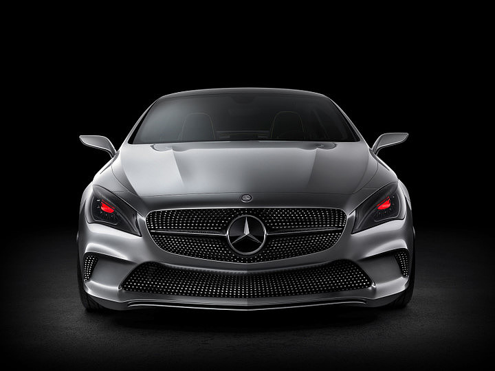 Car concept car，Benz，Hand drawn，Interior，