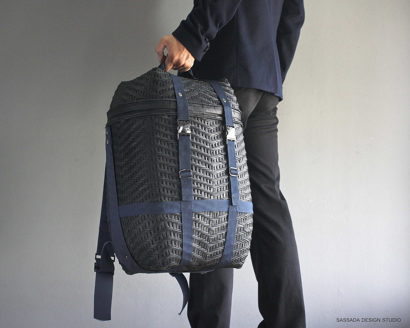 bamboo weaving，Travelling bag，