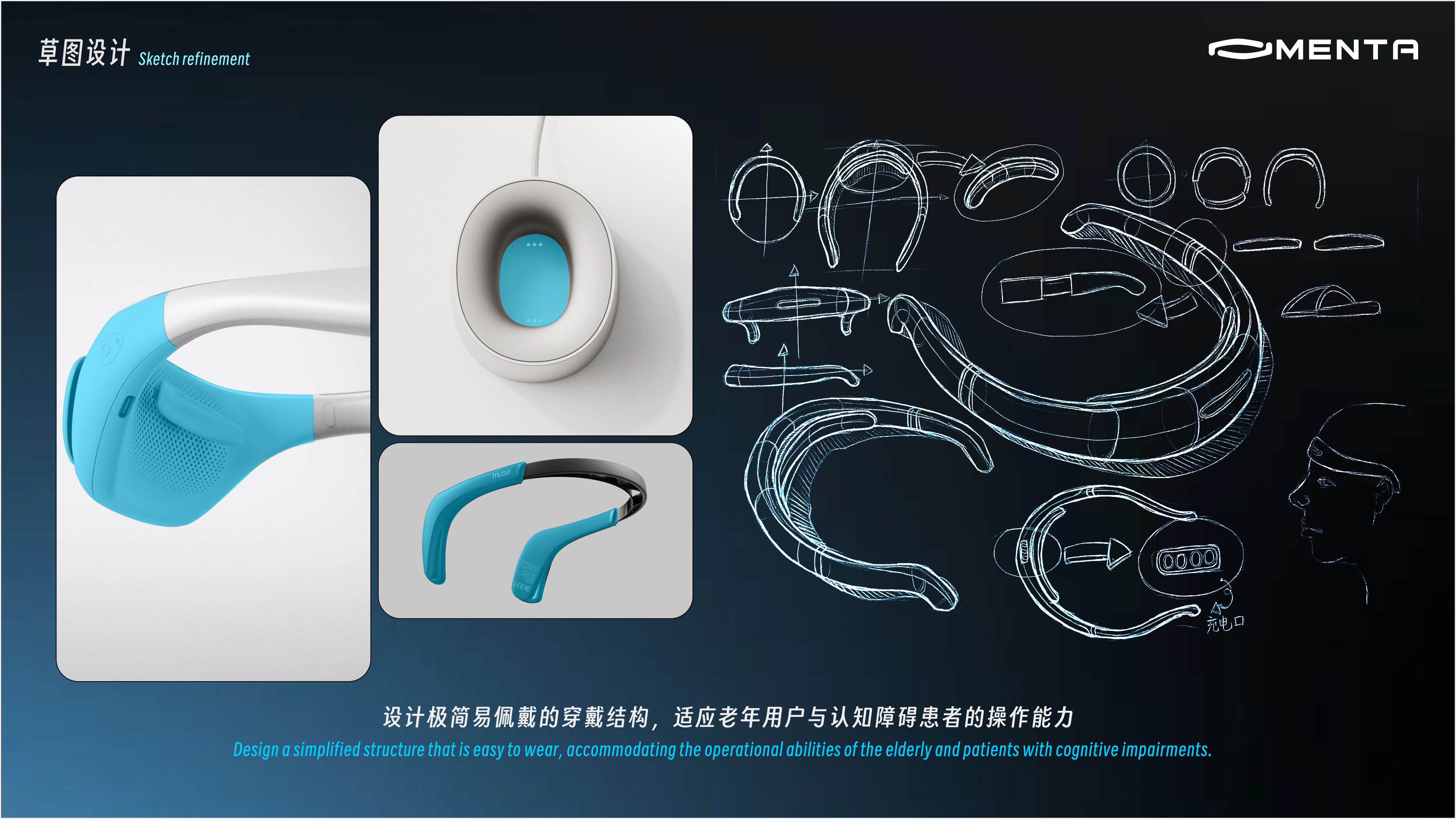 concept, head ring, cognitive function detection, prevention of cognitive impairment，