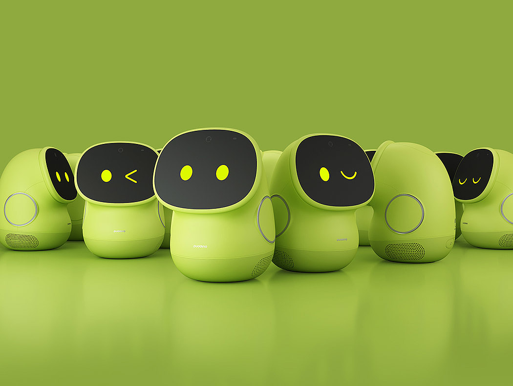 BeanQ，智能机器人，绿色，创意，