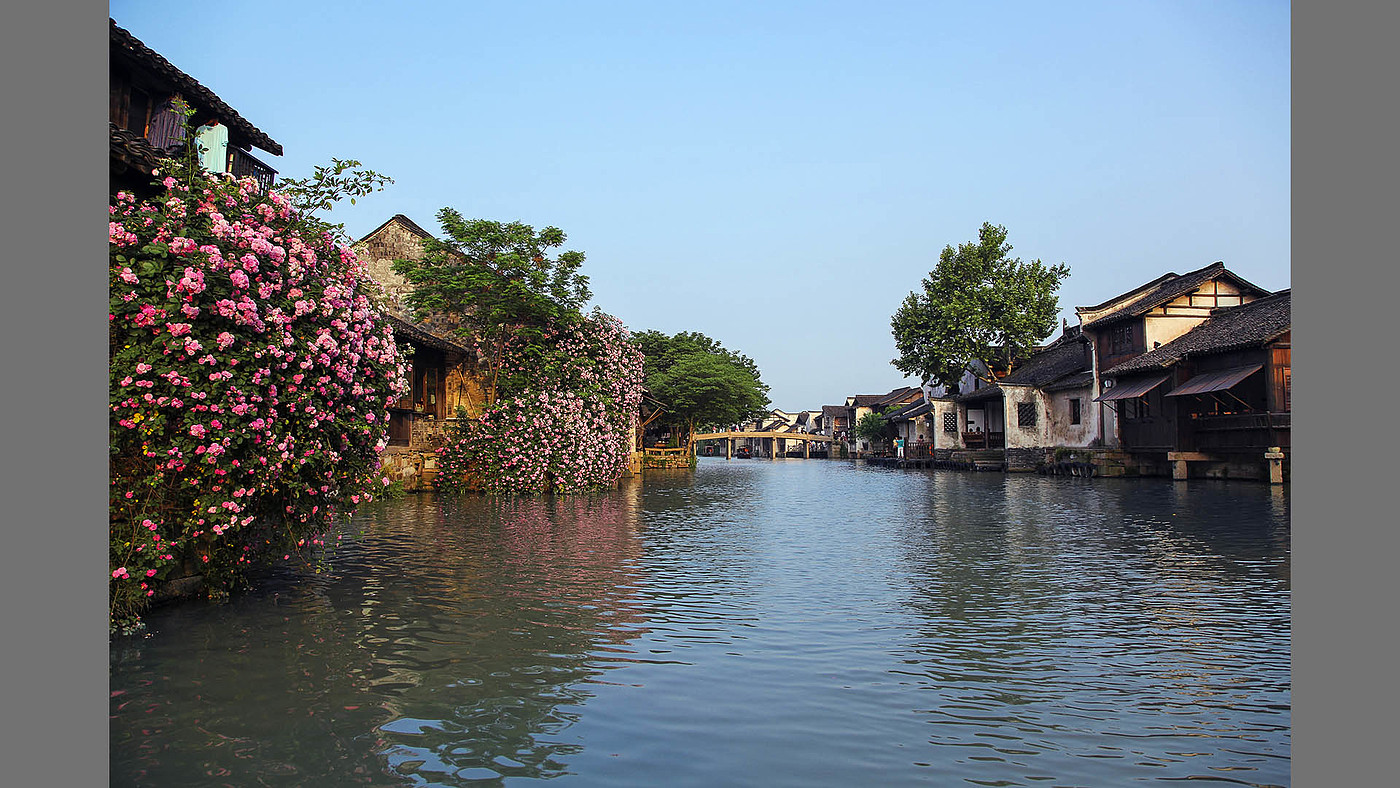 Ancient Architectural Buildings，Chinese traditional culture，Traditional elements，Chinese style，Architecture in Ming and Qing Dynasties，classic，Wooden structure，Wuzhen，traditional architecture ，cornices，