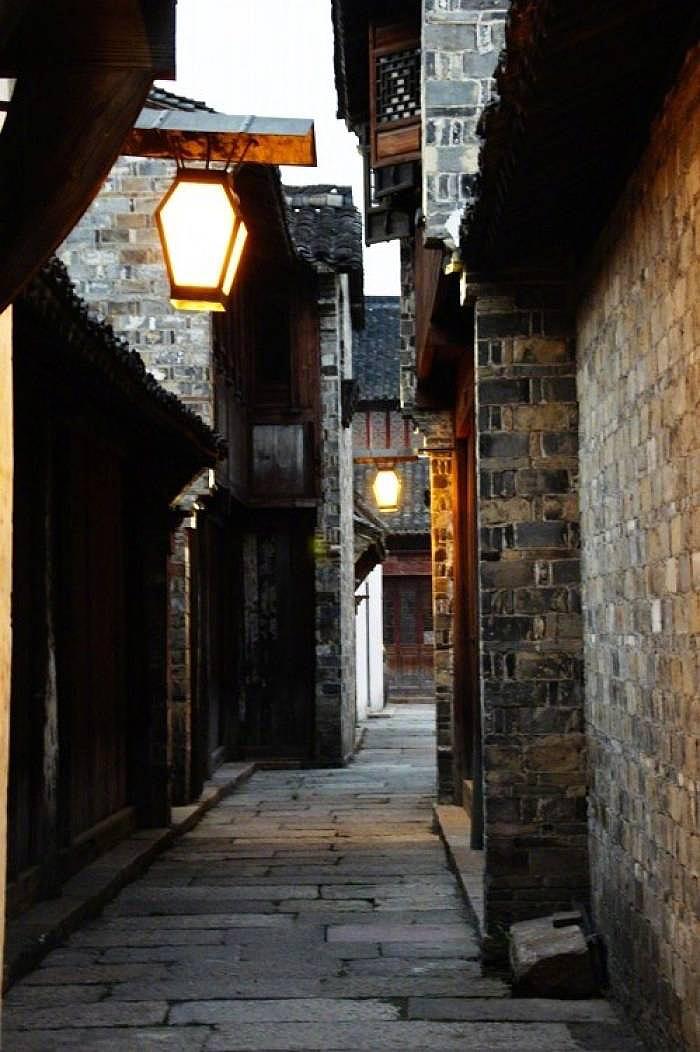 Ancient Architectural Buildings，Chinese traditional culture，Traditional elements，Chinese style，Architecture in Ming and Qing Dynasties，classic，Wooden structure，Wuzhen，traditional architecture ，cornices，