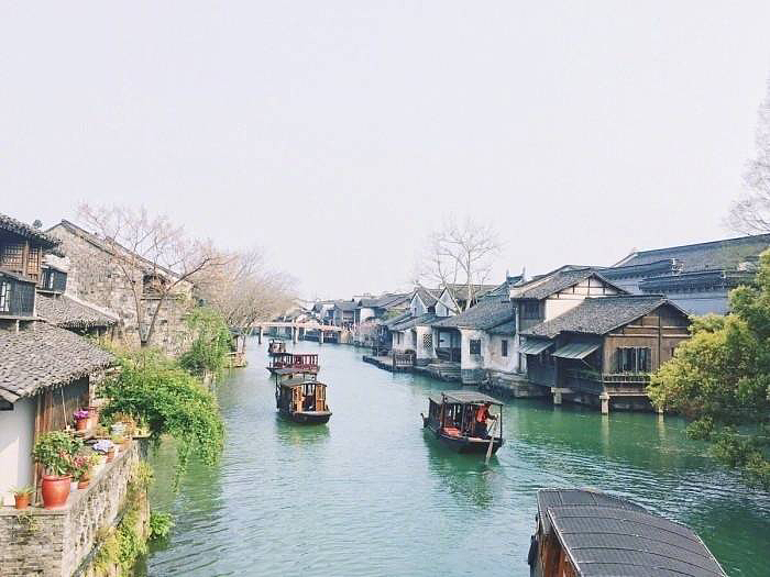 Ancient Architectural Buildings，Chinese traditional culture，Traditional elements，Chinese style，Architecture in Ming and Qing Dynasties，classic，Wooden structure，Wuzhen，traditional architecture ，cornices，
