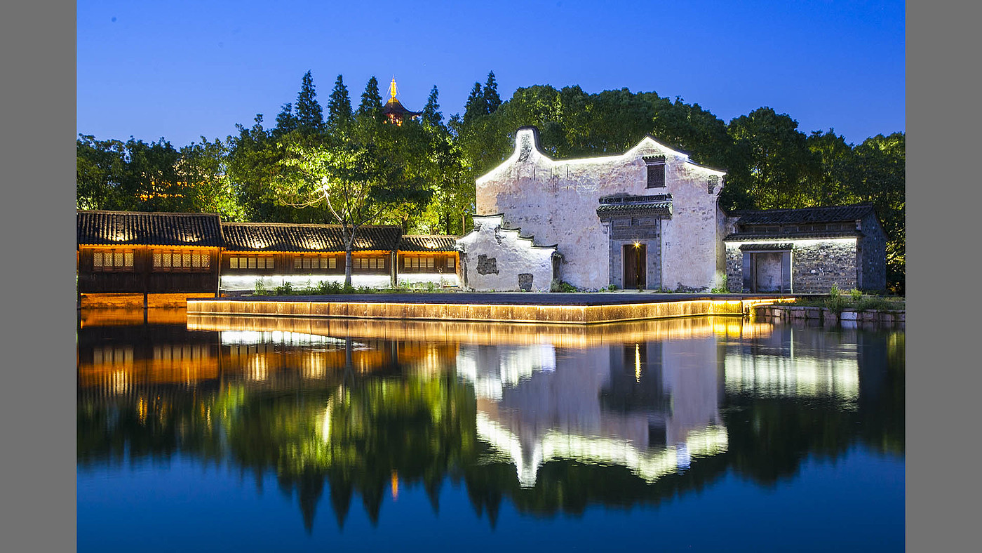 Ancient Architectural Buildings，Chinese traditional culture，Traditional elements，Chinese style，Architecture in Ming and Qing Dynasties，classic，Wooden structure，Wuzhen，traditional architecture ，cornices，