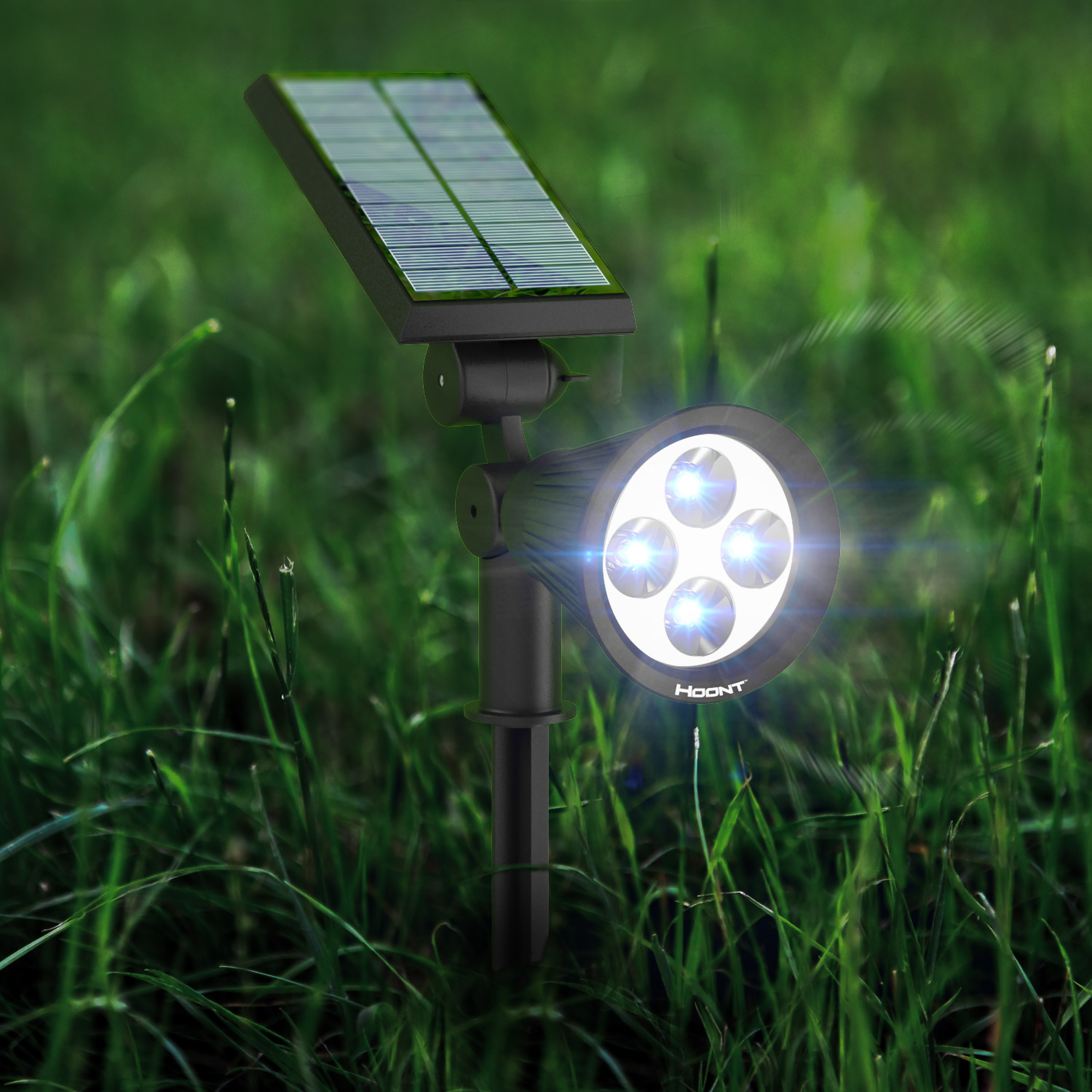 Horn 2，outdoors，led，Solar spotlight，
