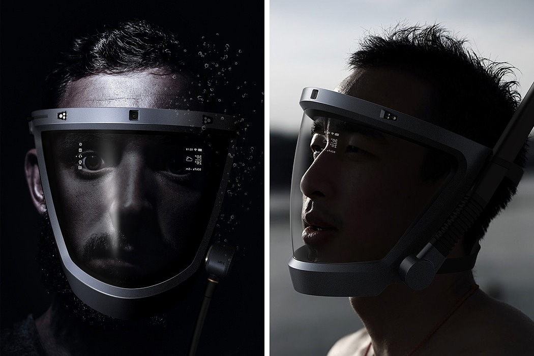 Diving mask，D-Mask，ZJ-DDG，led，Bone conduction，