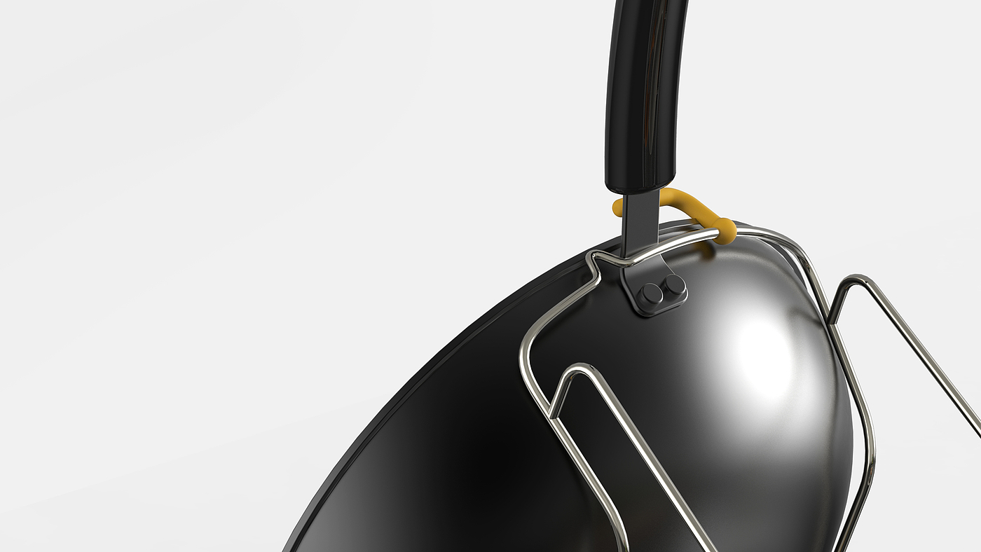 One armed disabled, kitchen supplies, frying pan support，