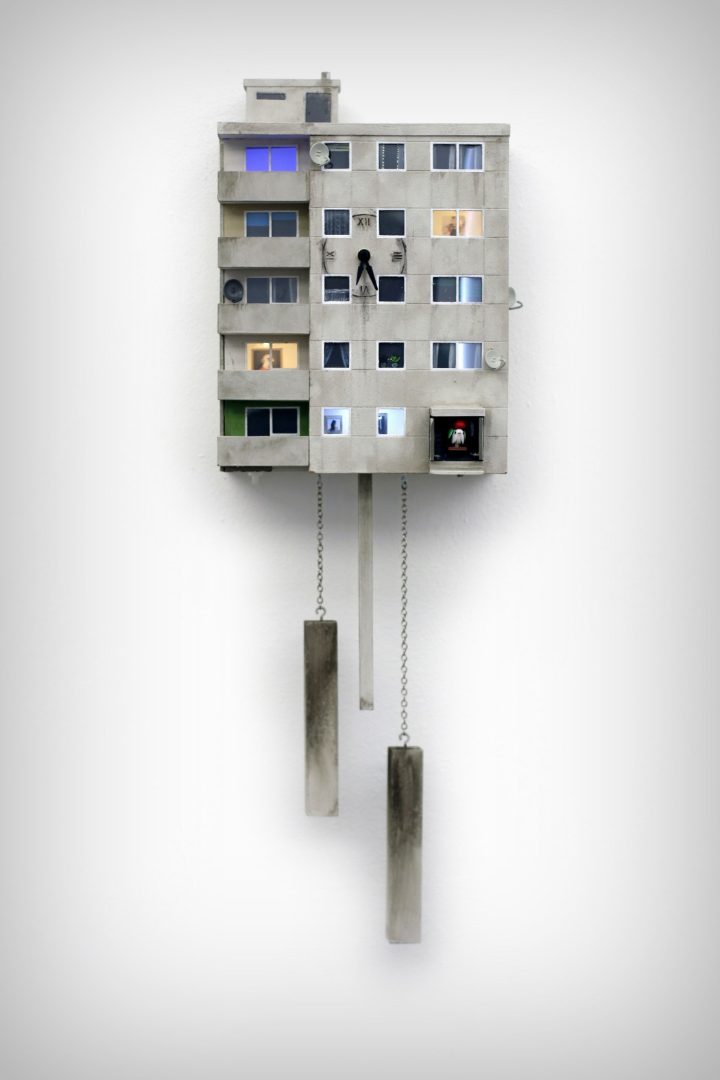 Cuckoo Blocks，miniature，clocks and watches，Guido Zimmerman，