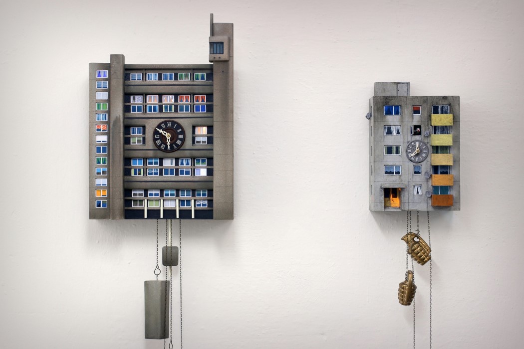 Cuckoo Blocks，miniature，clocks and watches，Guido Zimmerman，