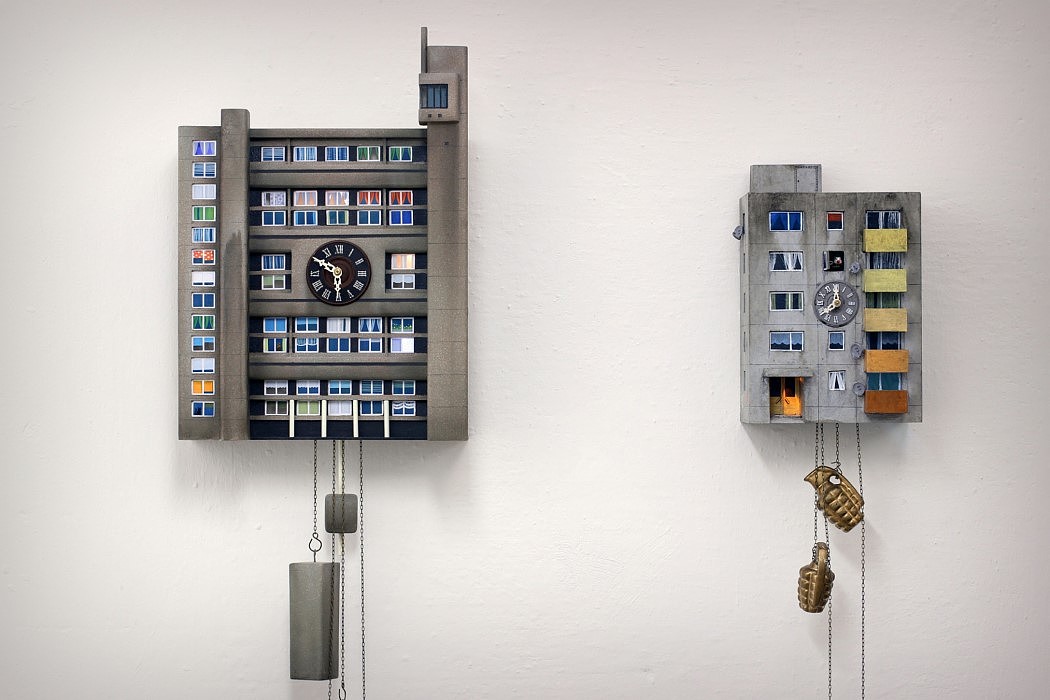 Cuckoo Blocks，微型，钟表，Guido Zimmerman，