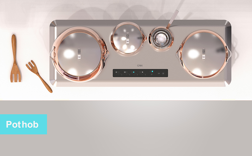 stainless steel，copper，cookware，series，Pot hob，