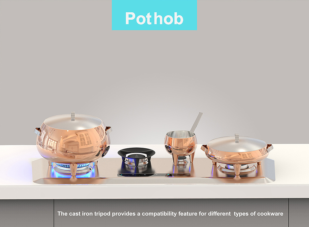 stainless steel，copper，cookware，series，Pot hob，