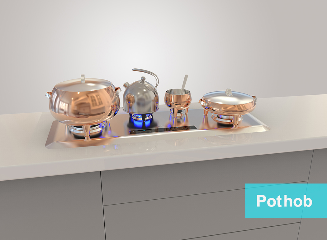 stainless steel，copper，cookware，series，Pot hob，