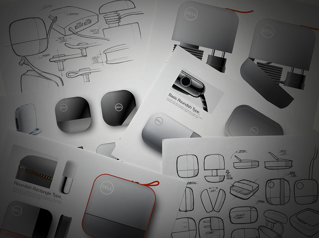 concept，portable battery，Dale，dell，