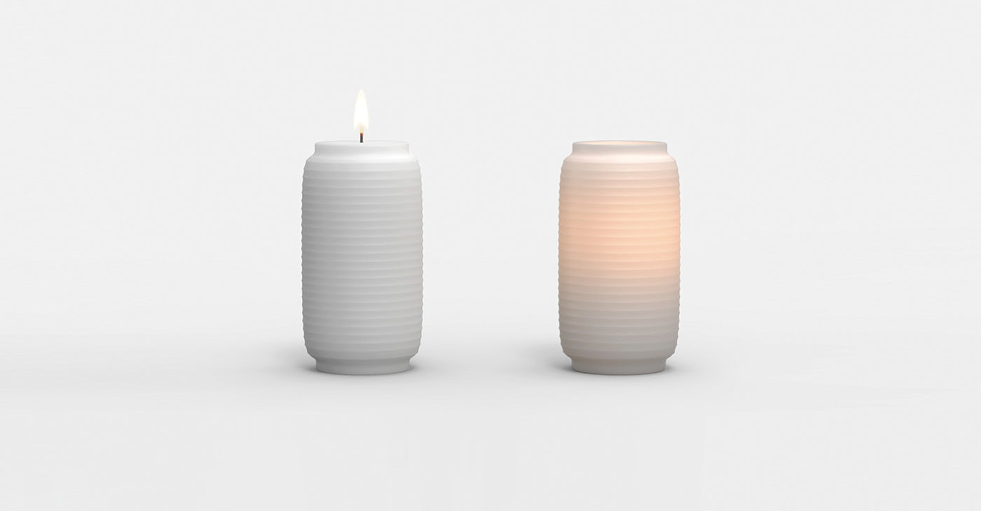 Japanese design，candle，