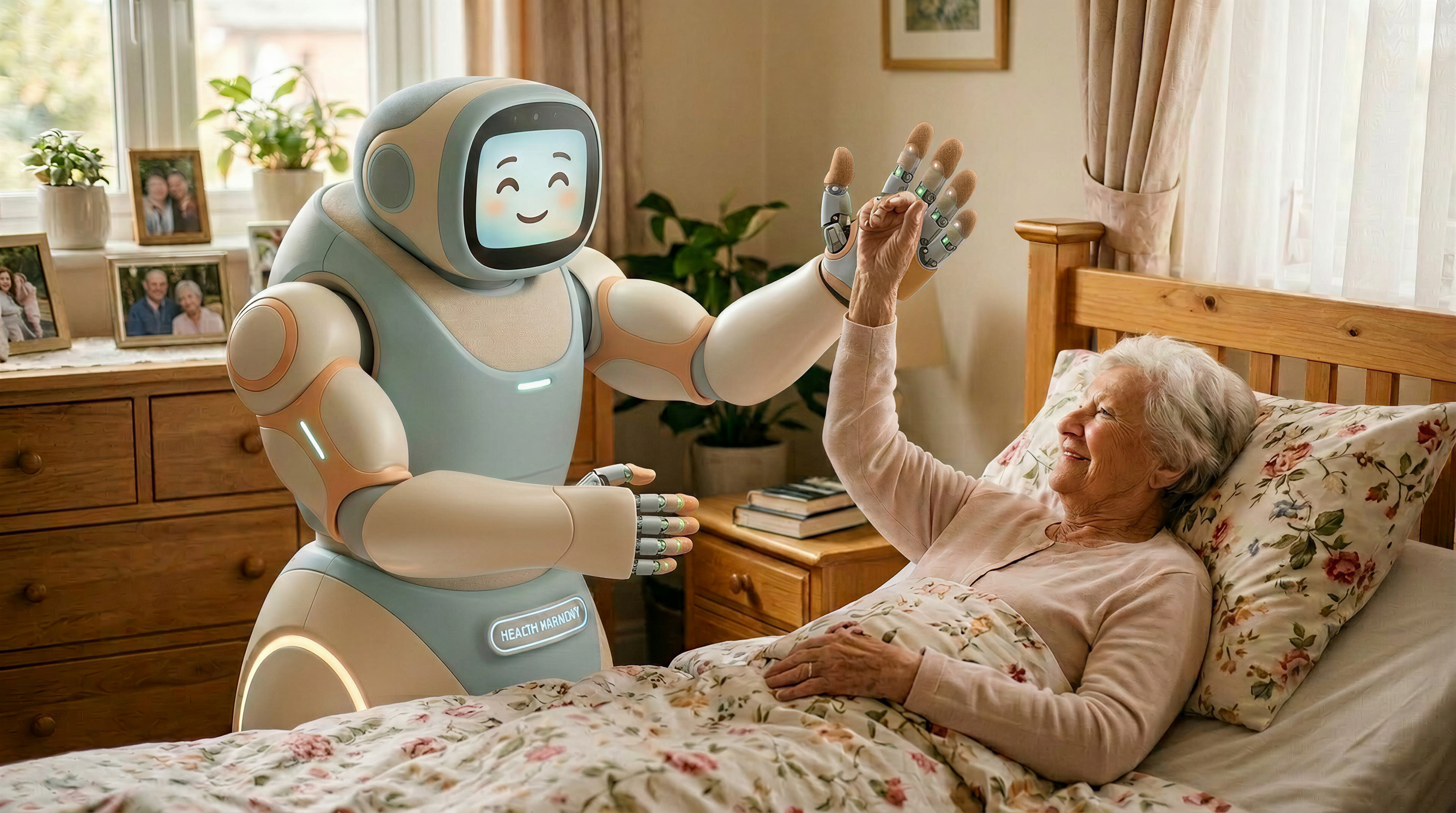 robot，Humanoid robot，healthy，aged，ai，nursing，
