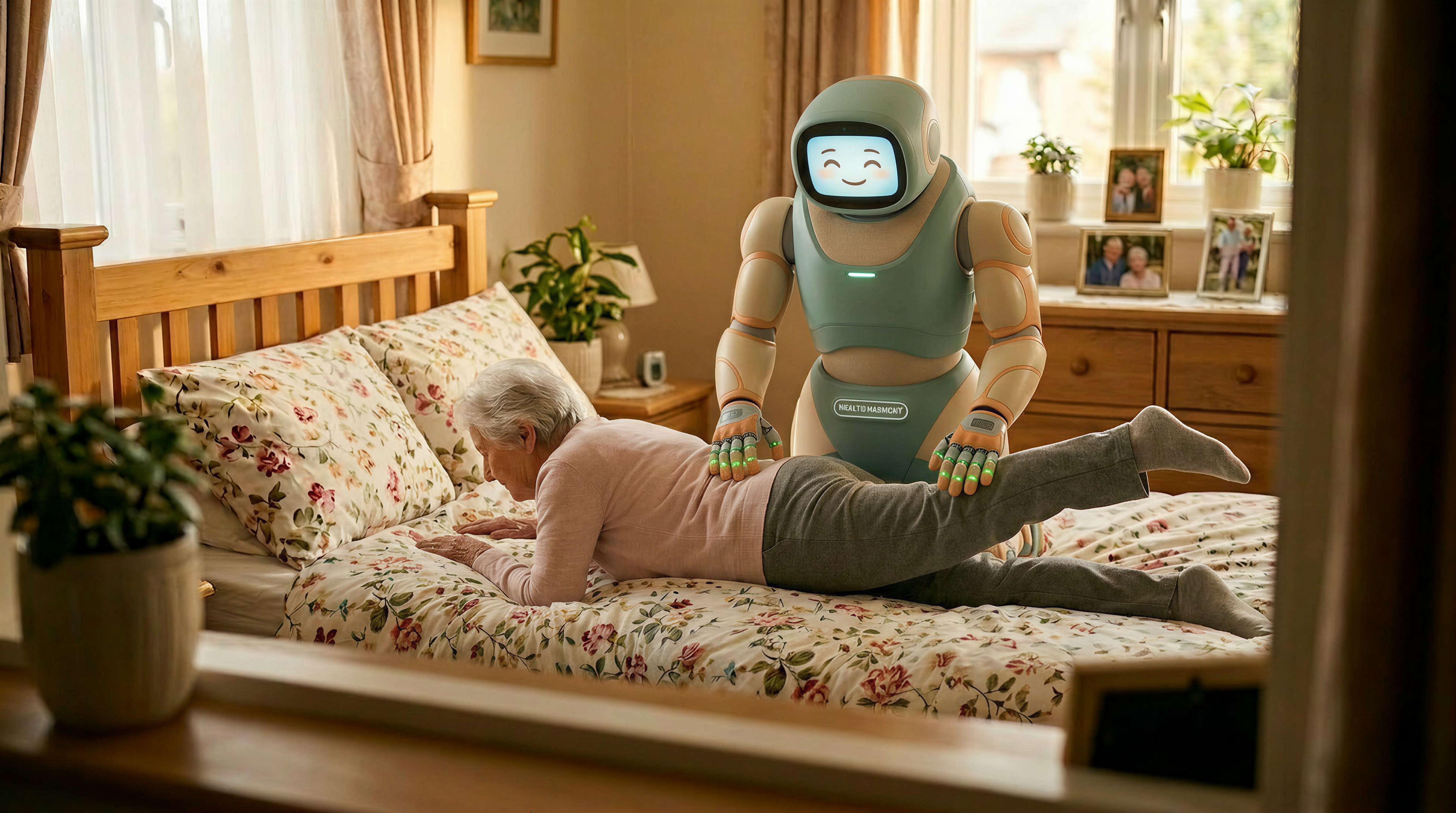 robot，Humanoid robot，healthy，aged，ai，nursing，
