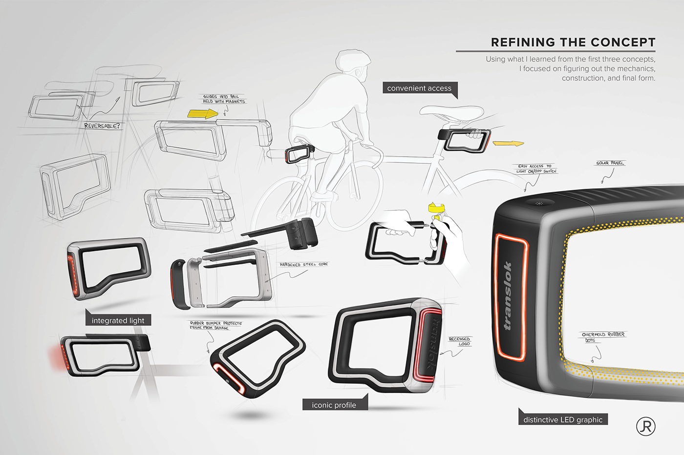 translok，Bicycle lock，security，