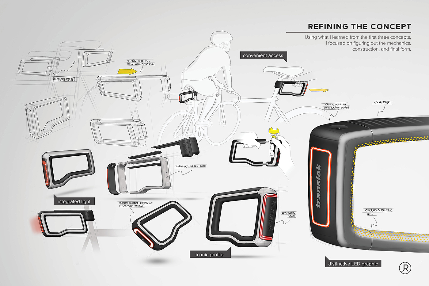 translok，Bicycle lock，security，