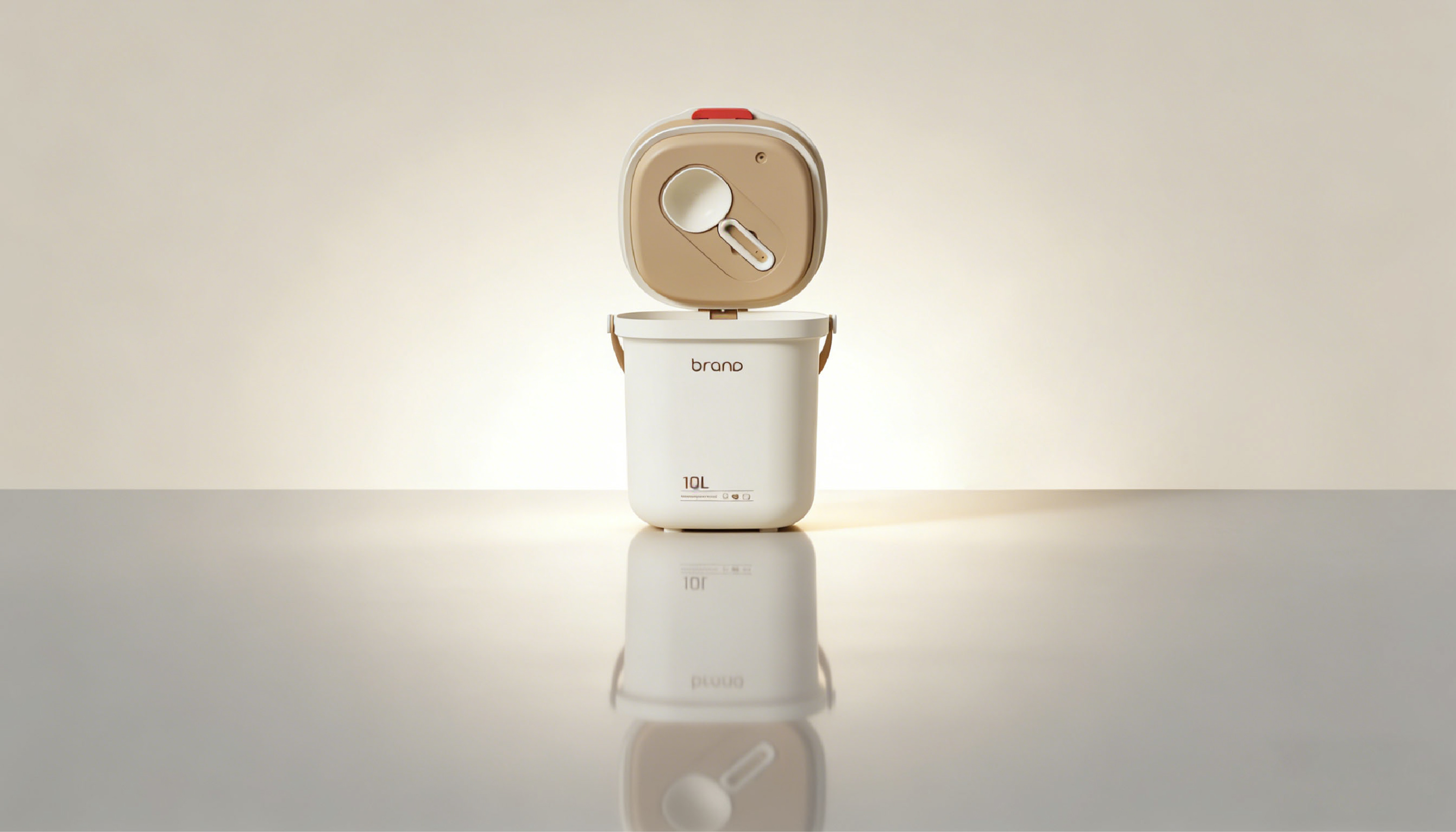 Design of vacuum grain storage barrel for pet，Appearance design，Structural design，industrial design，Pet products design，vacuum grain barrel，Pet grain storage，