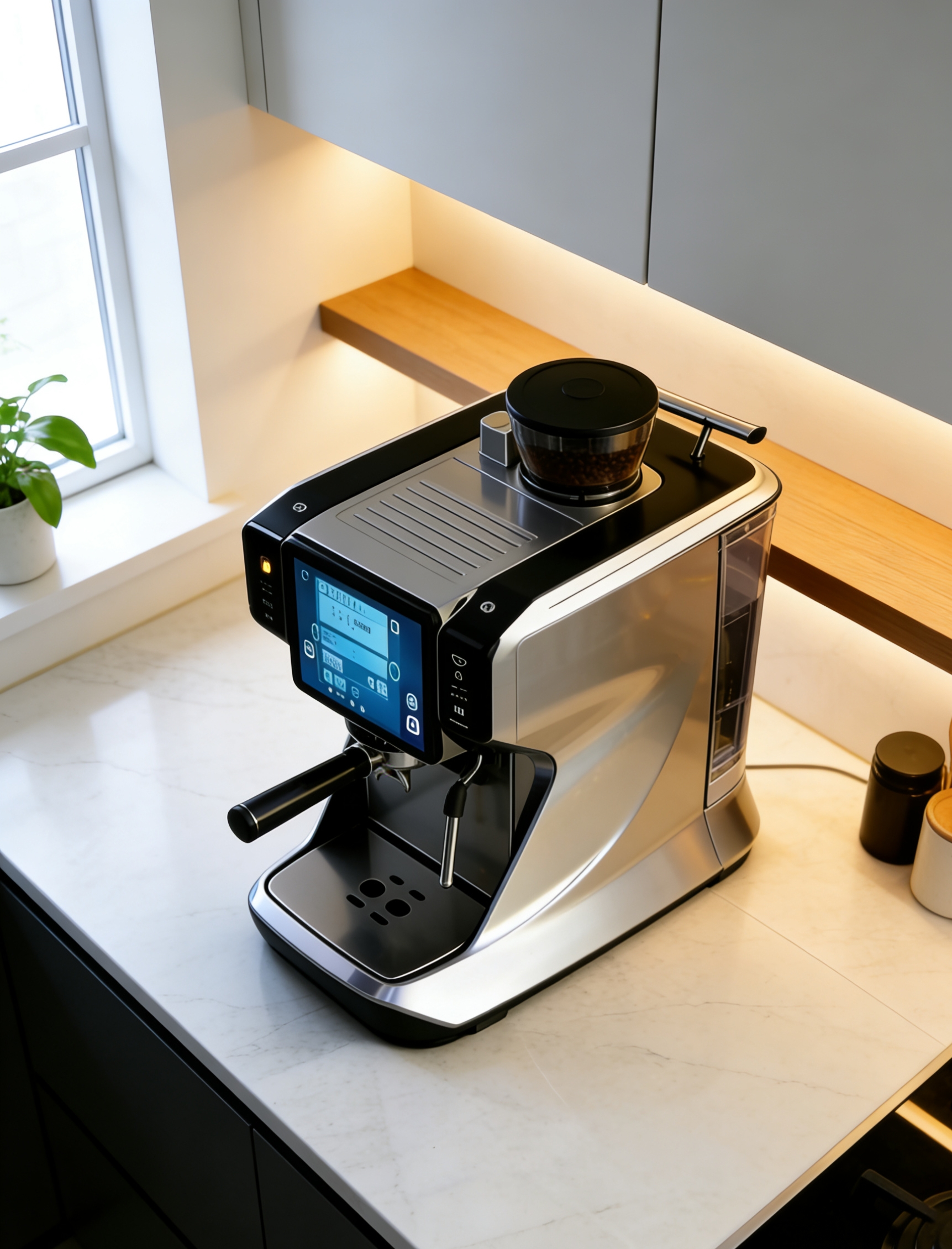 Coffee Machine Design, Home Appliance Design, Industrial Design, Product Design，