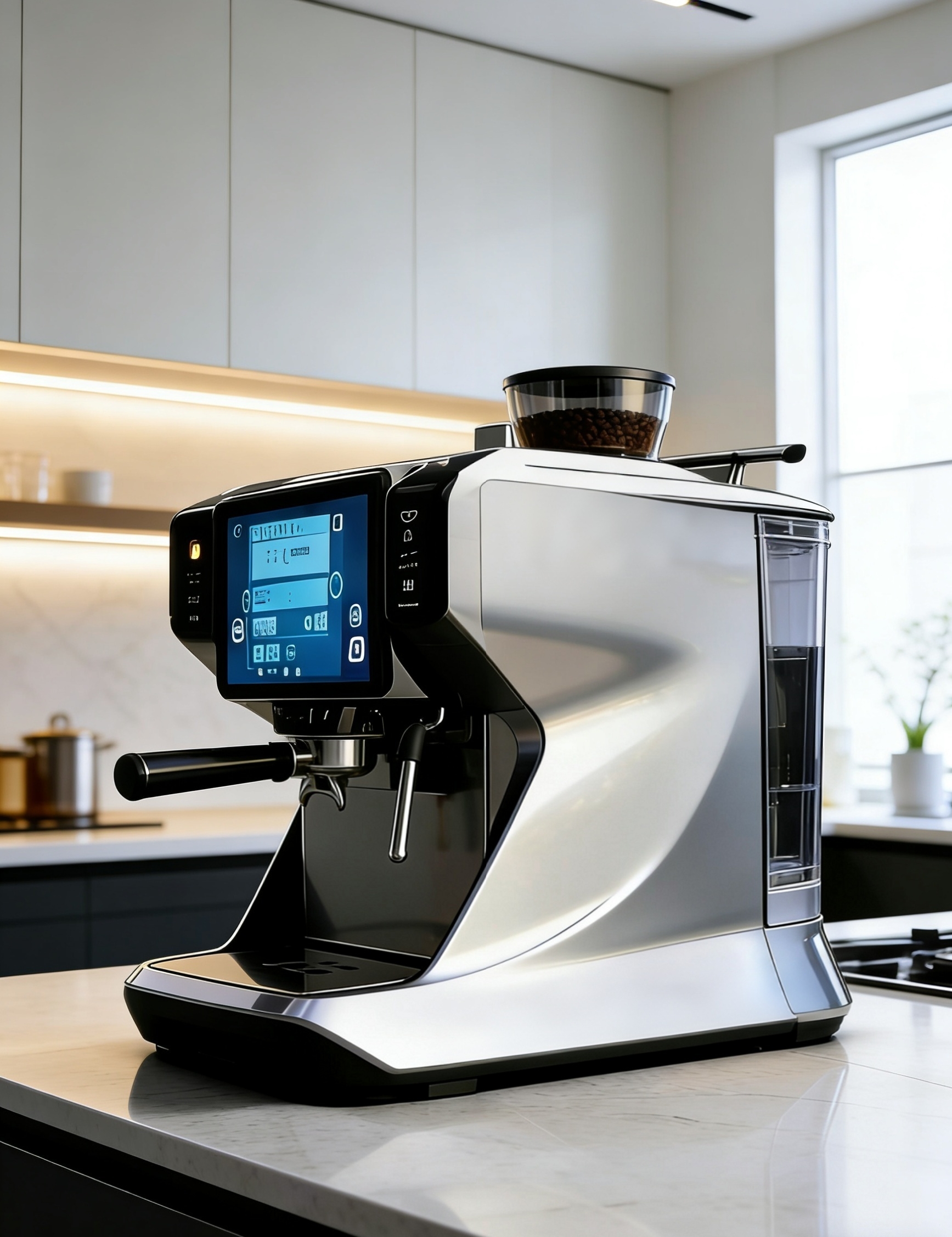 Coffee Machine Design, Home Appliance Design, Industrial Design, Product Design，