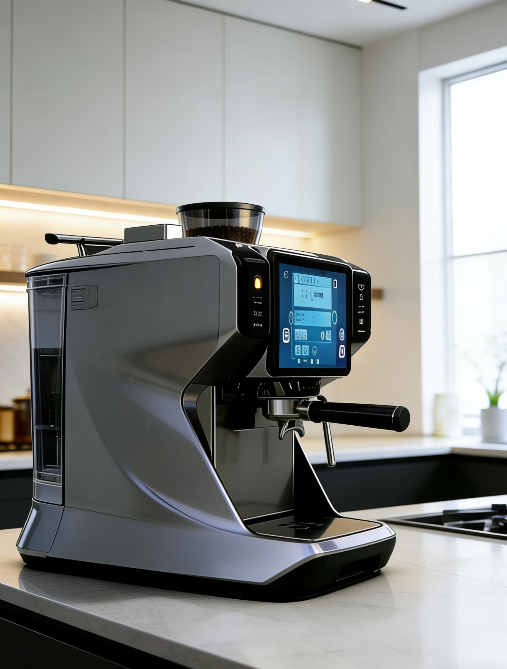 Coffee Machine Design, Home Appliance Design, Industrial Design, Product Design，