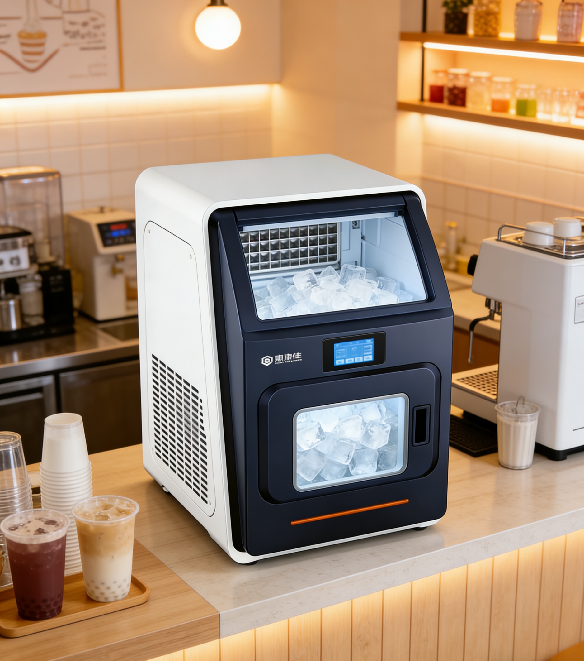 Ice machine design, snow melting machine design, product design，