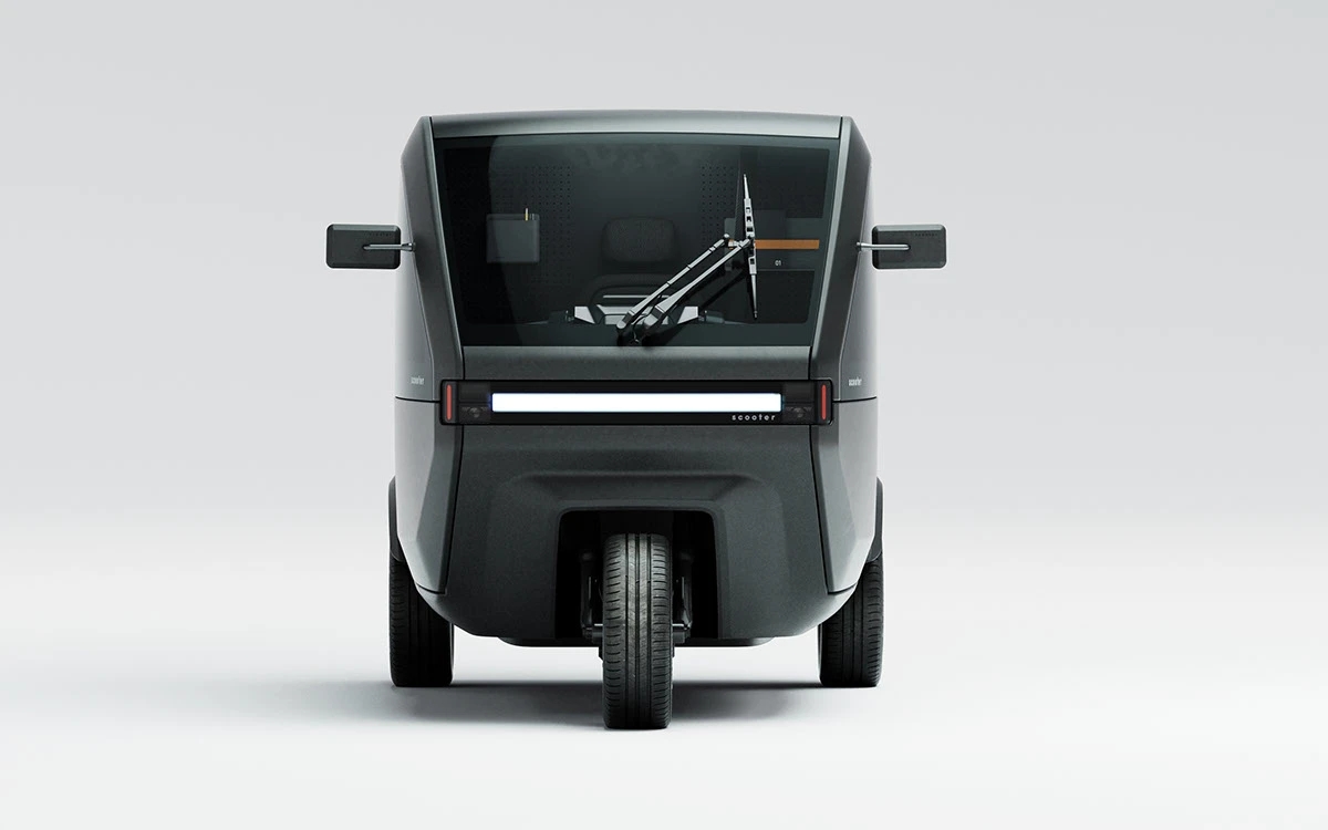 Scooter P-Two，vehicle，automobile，industrial design，