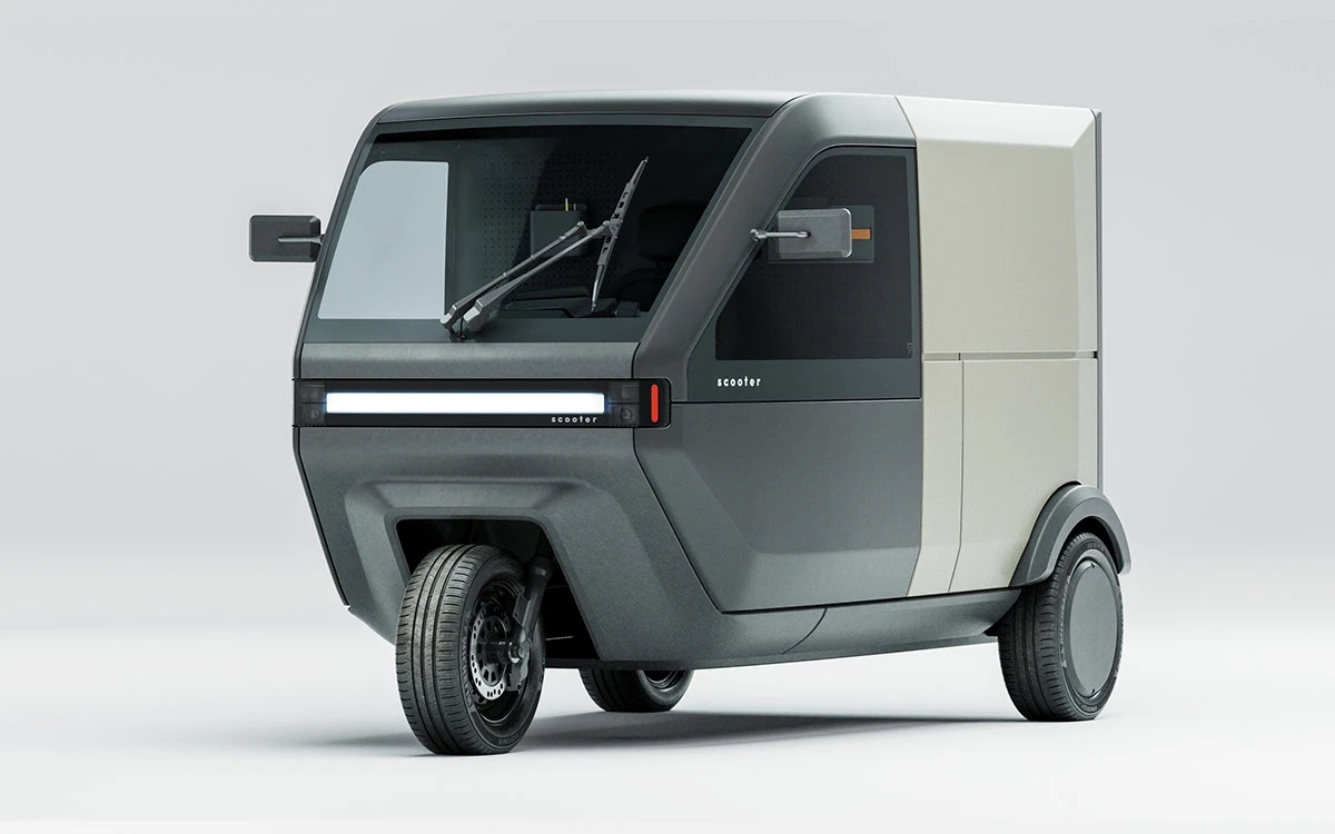 Scooter P-Two，vehicle，automobile，industrial design，