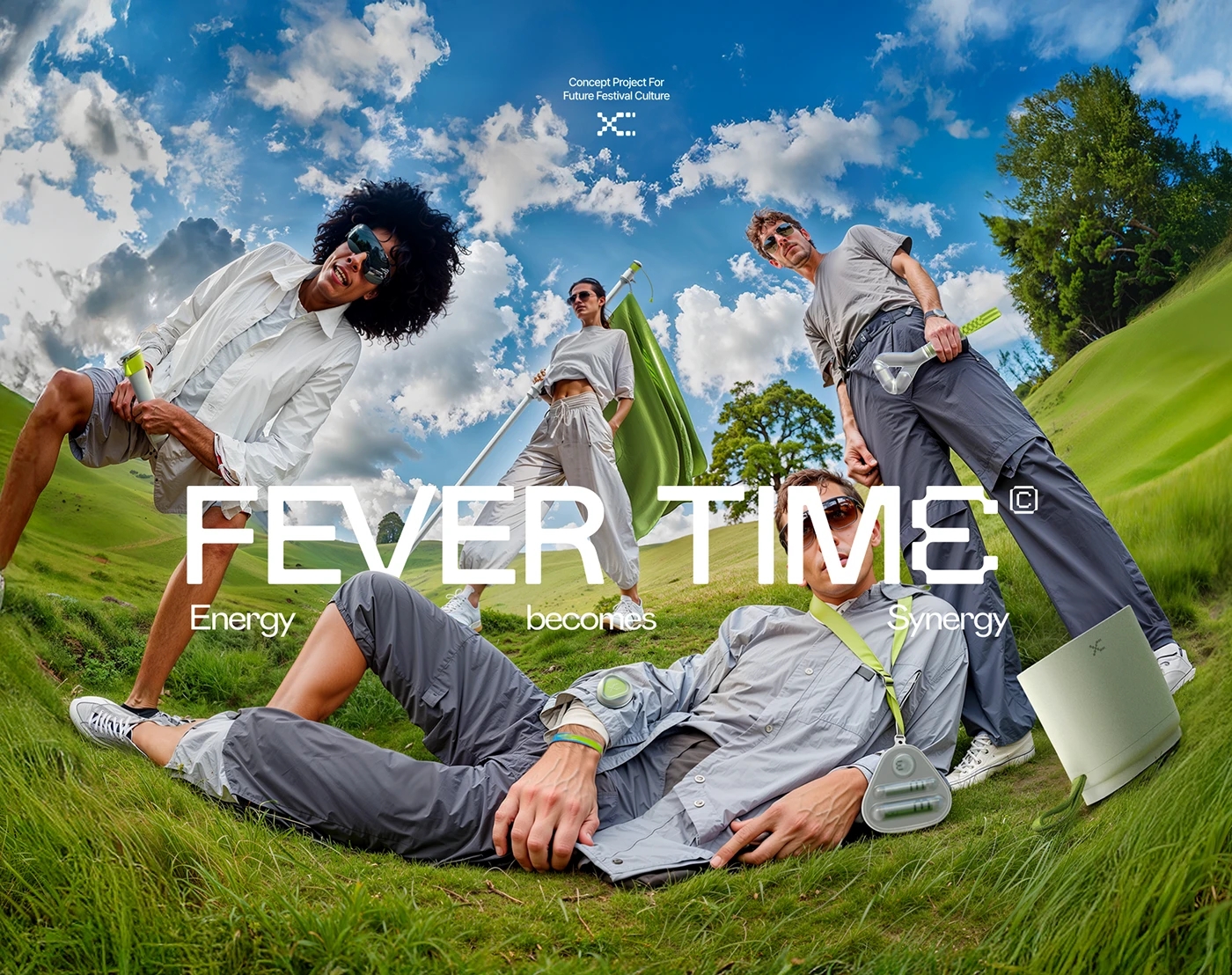 FEVER T! ME，Festival Energy Harvesting Solutions，Brand design，Creative guidance，