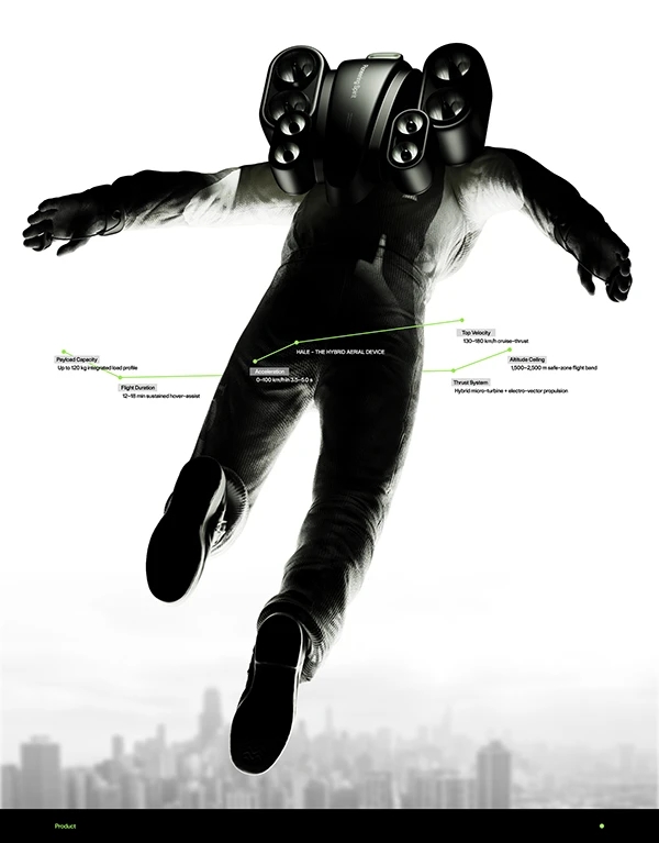 Hale，Flight device，conceptual design，originality，