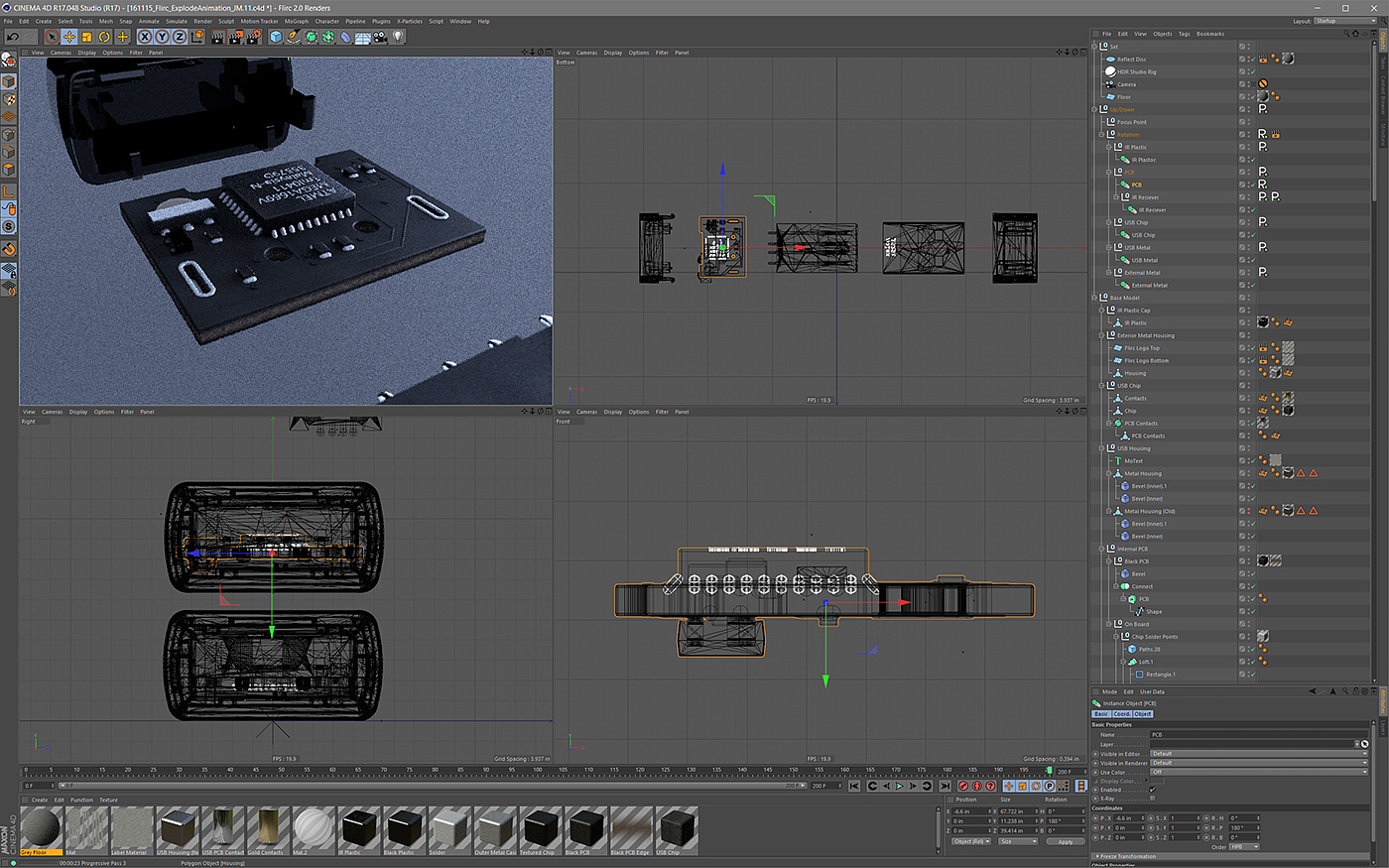 flirc，USB receiver，c4d，