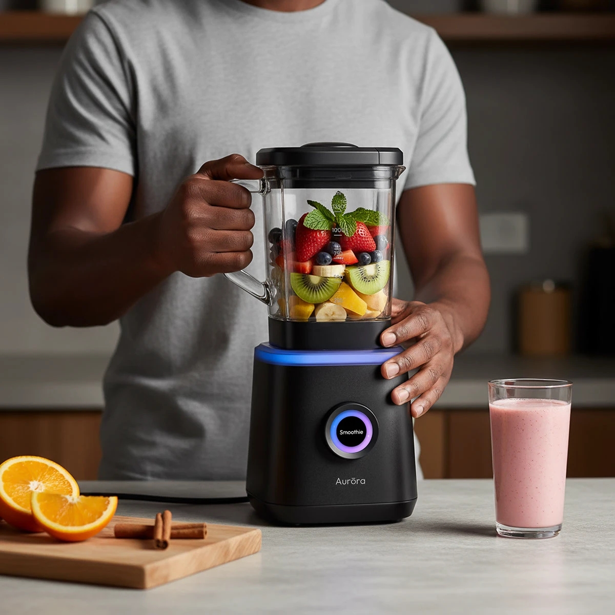 aurora，Kitchen appliances，small home appliances，Intelligent mixer，