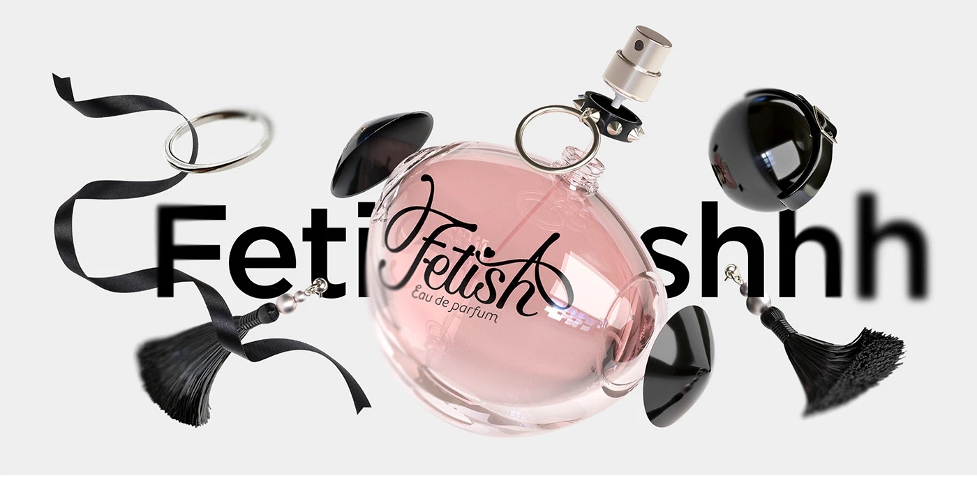 Fetish，Perfume packaging，Brand promotion，packing design，