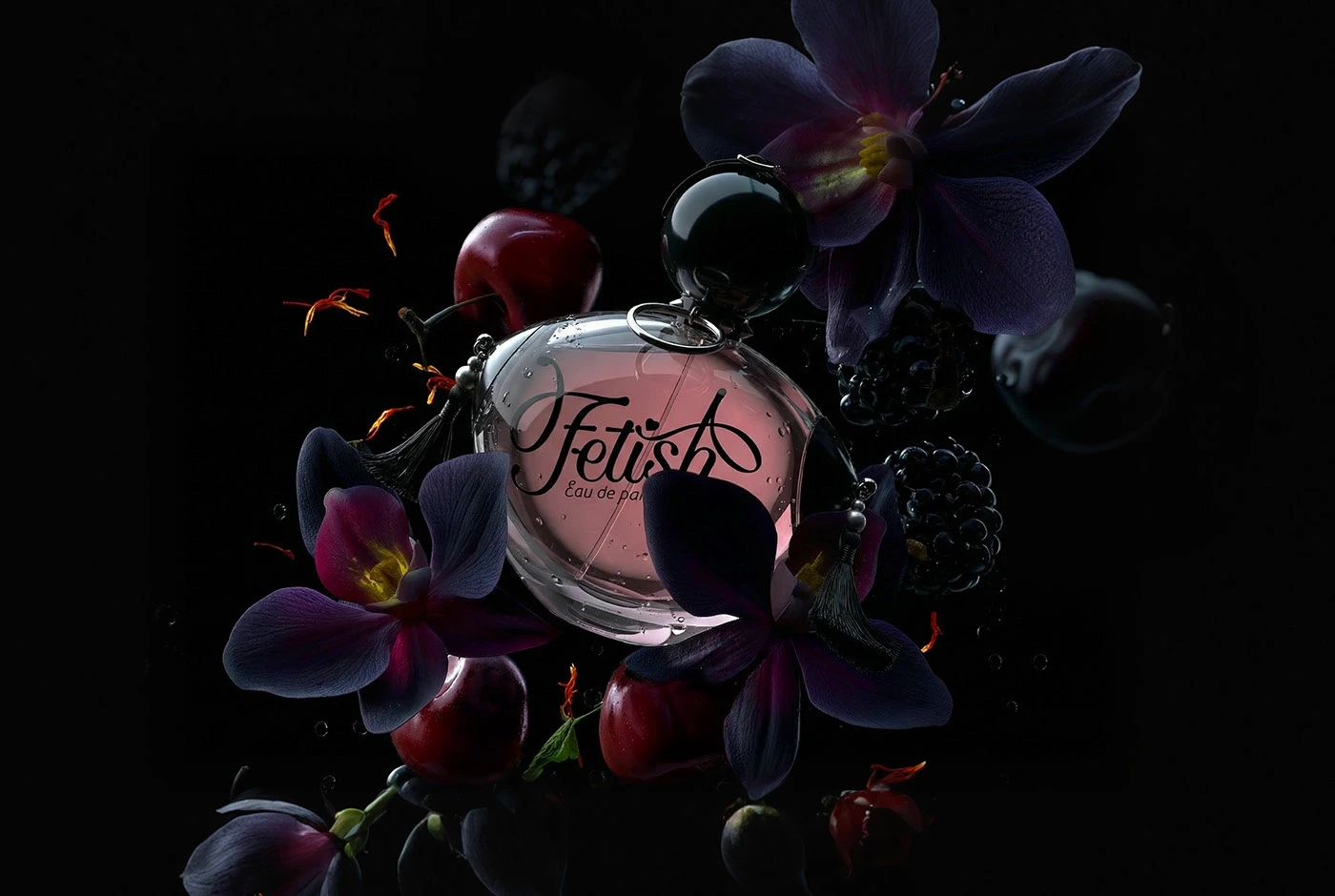 Fetish，Perfume packaging，Brand promotion，packing design，