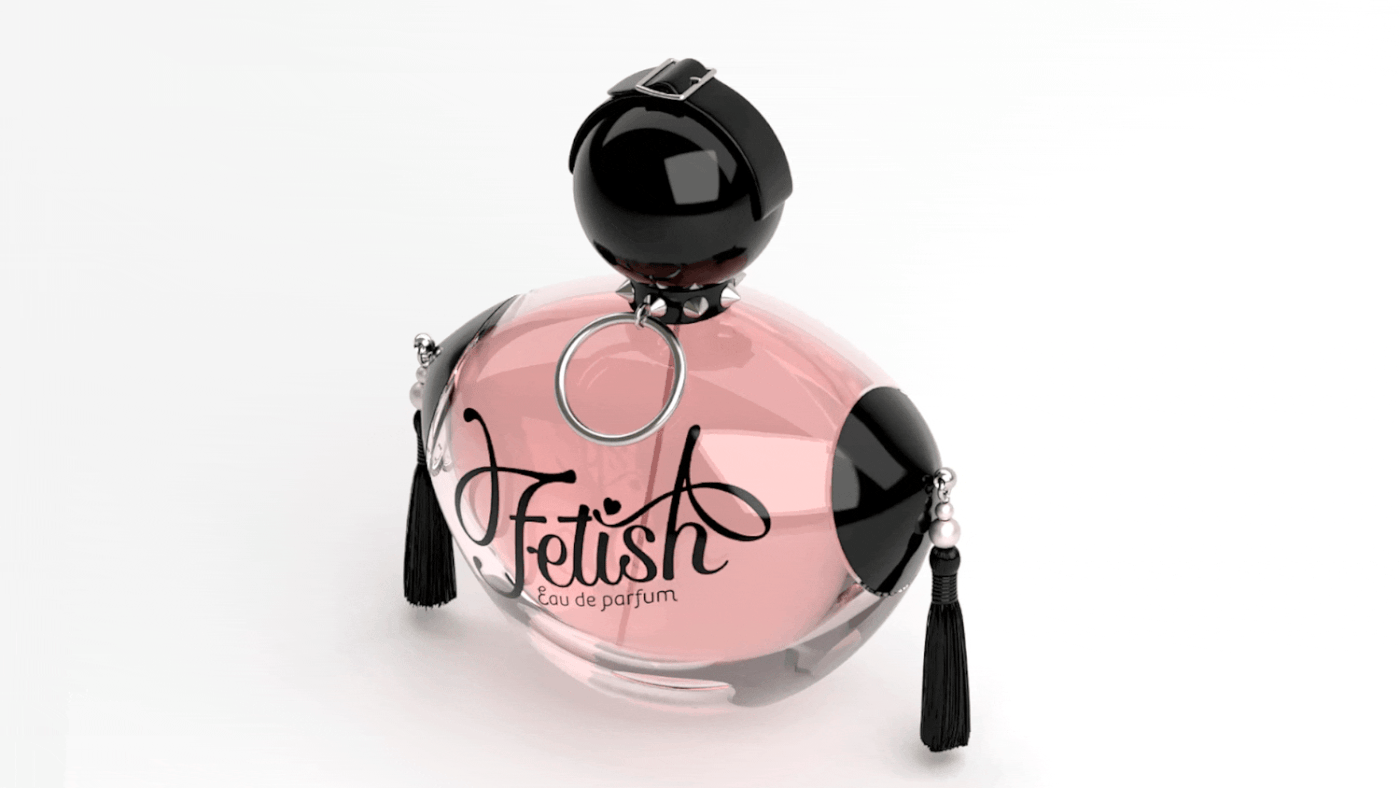 Fetish，Perfume packaging，Brand promotion，packing design，