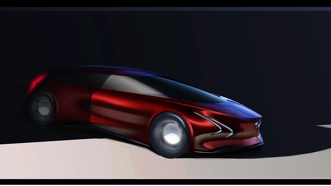 automobile，vehicle，Mazda Kazoku，Hand drawn，