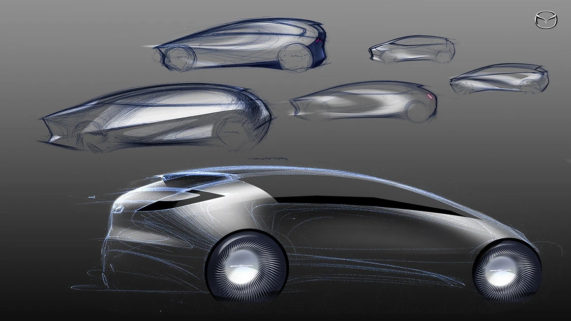 automobile，vehicle，Mazda Kazoku，Hand drawn，