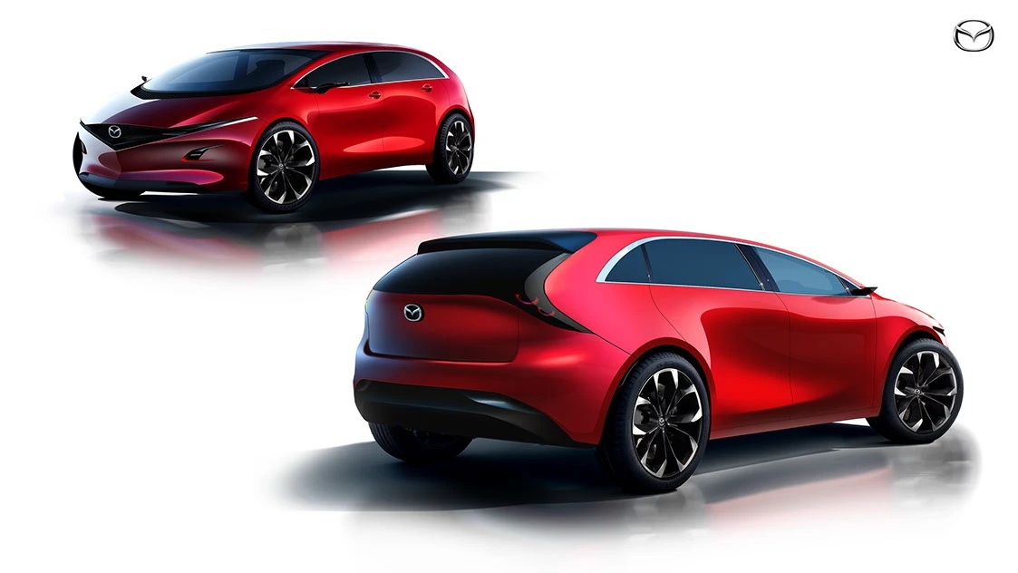 automobile，vehicle，Mazda Kazoku，Hand drawn，