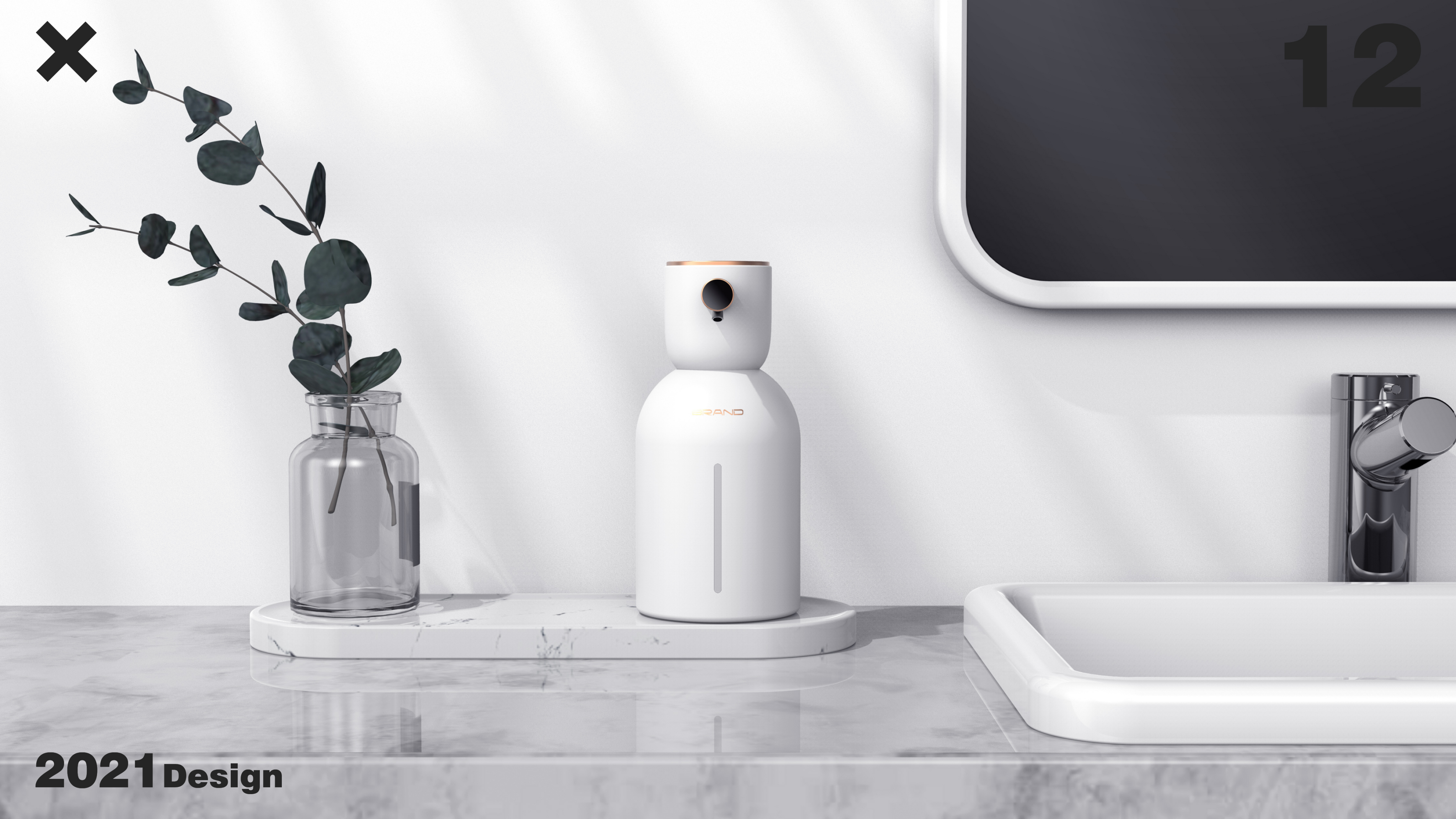 Kitchen and bathroom products minimalist design exquisite product washing phone，