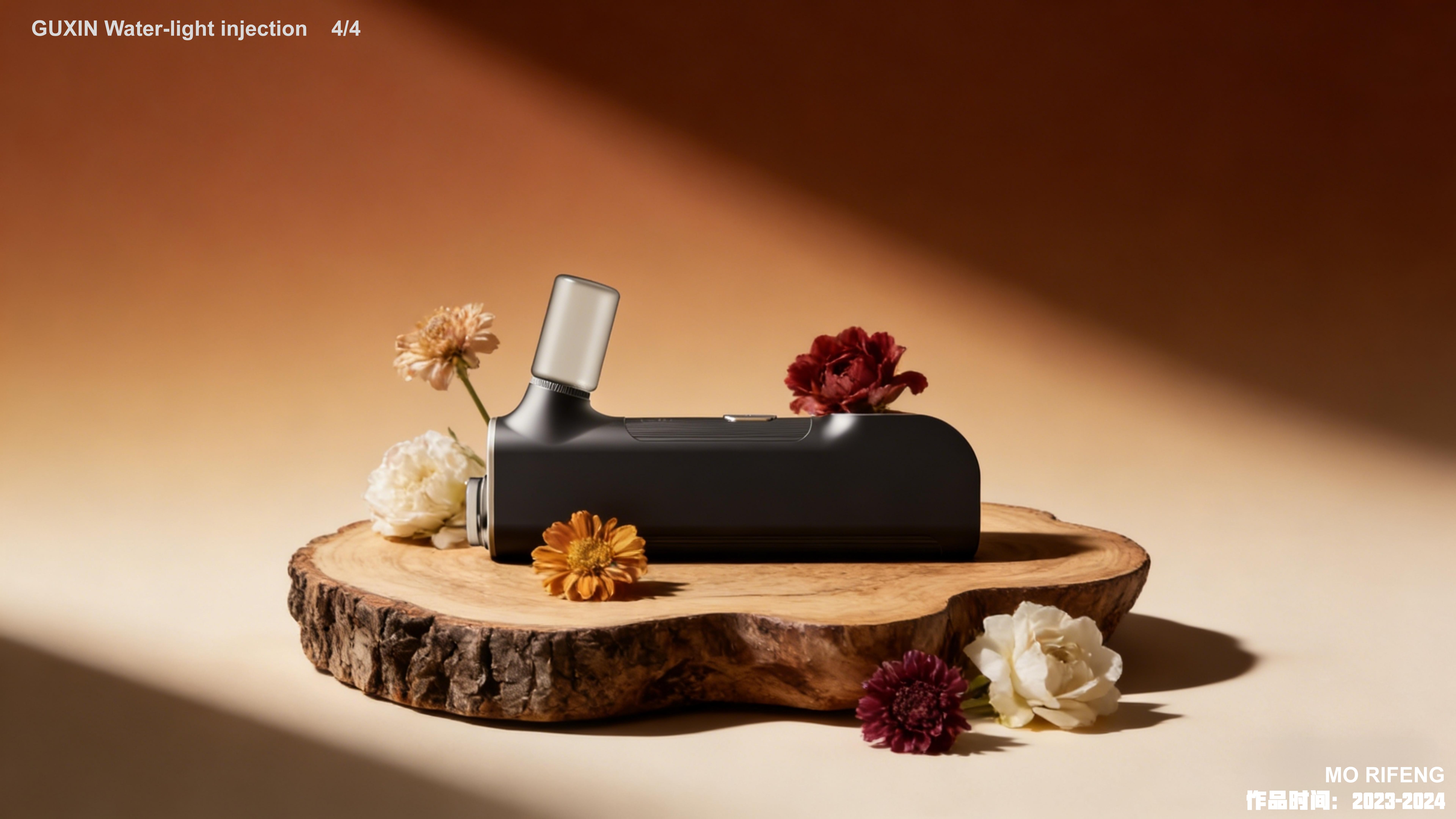 sample reels，Skin care instrument，Render，Appearance design，Skin care bottle，