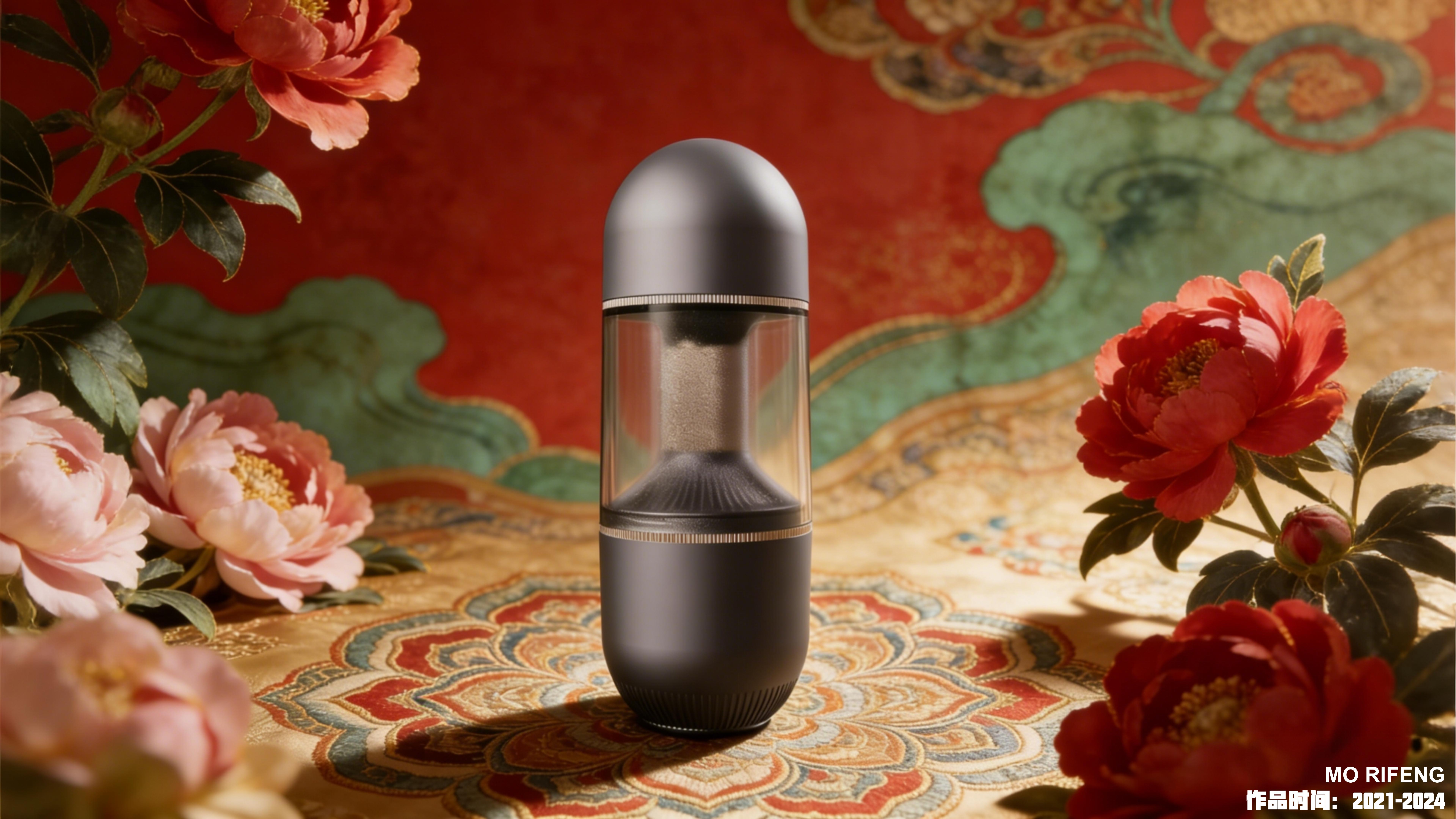 sample reels，Skin care instrument，Render，Appearance design，Skin care bottle，