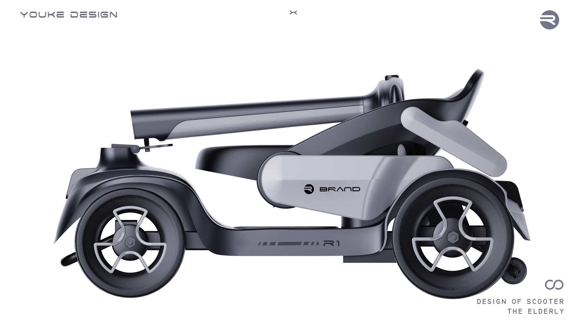 Yongkang Product Design，industrial design，Scooter design，Elderly scooter，Foldable scooter，Good things for city travel，