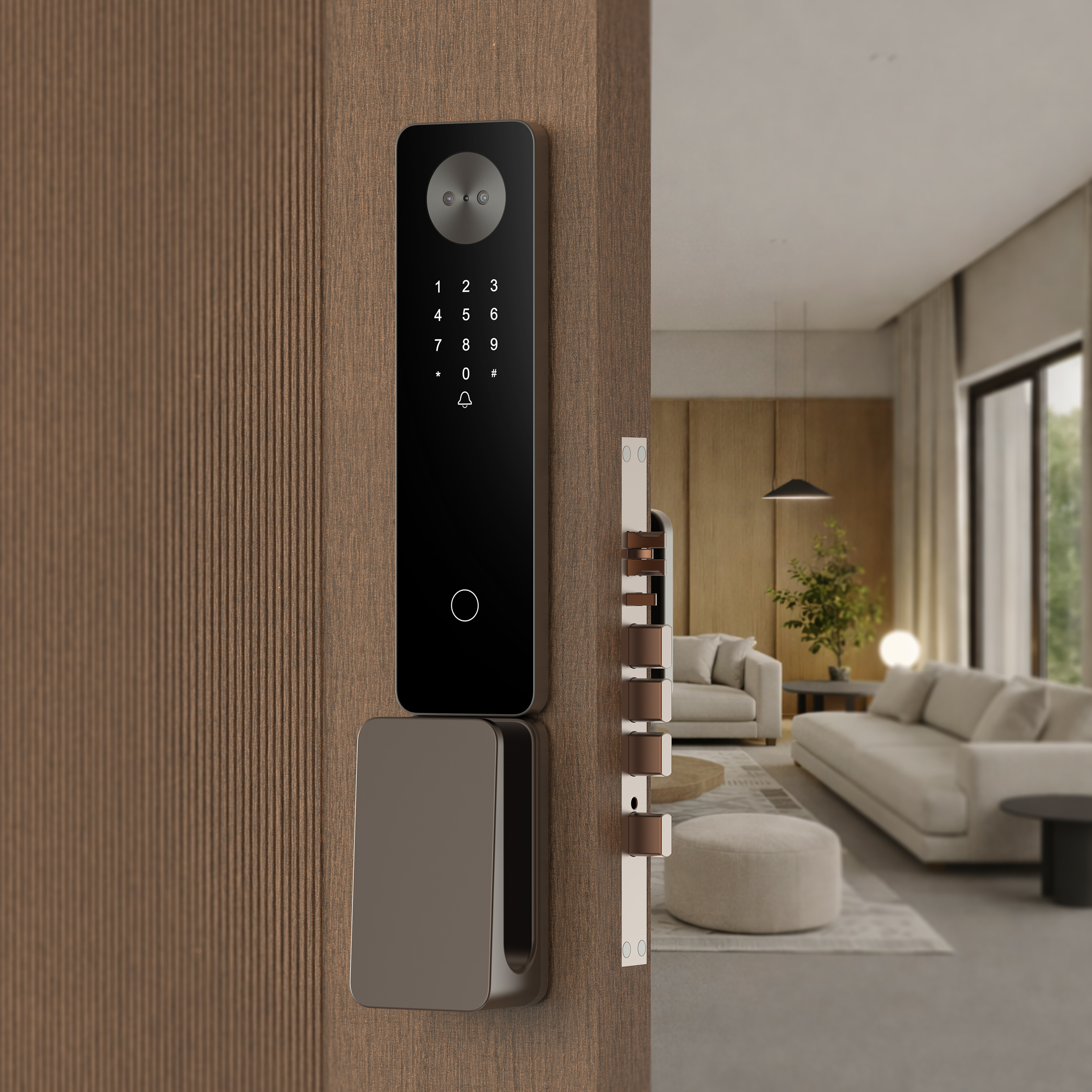 Fingerprint lock，Intelligent fingerprint lock，Intelligent lock，Fingerprint lock design，