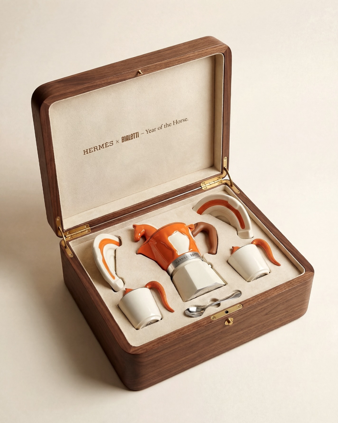 Coffee utensils，Mocha pot，Horse Year Limited，Light luxury design，Joint design，